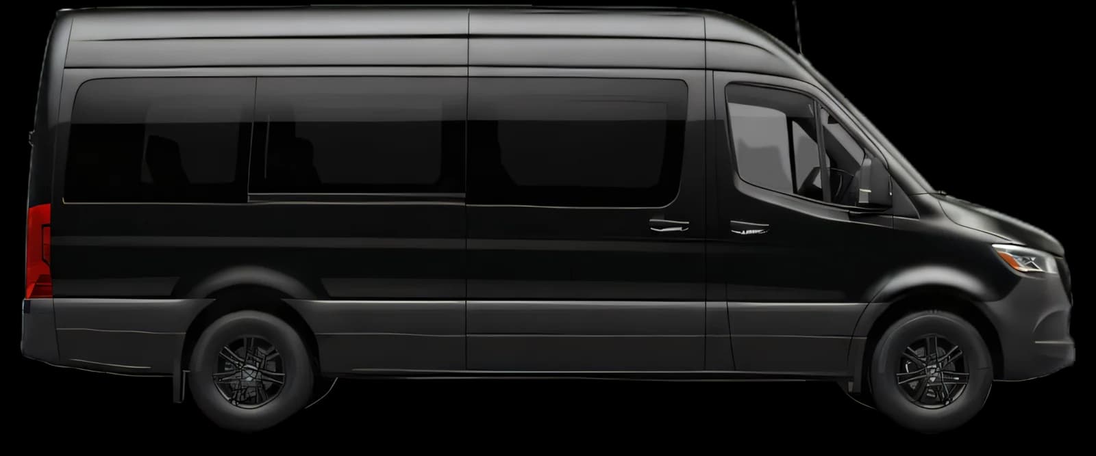 Sprinter van service arranged for a Los Angeles airport and event group