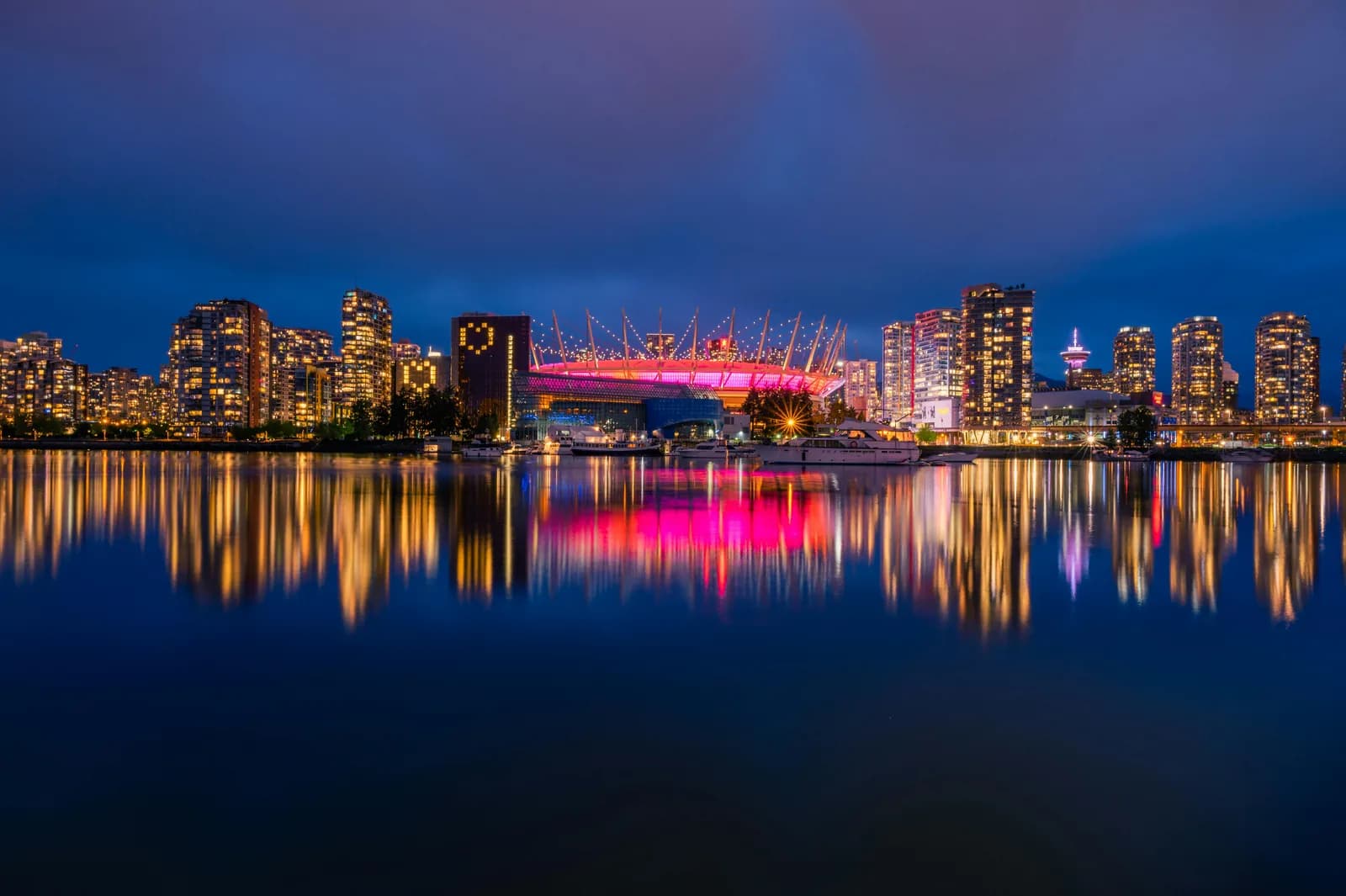 Surrey skyline backdrop